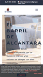 Mobile Screenshot of elbarrilalcantara.com